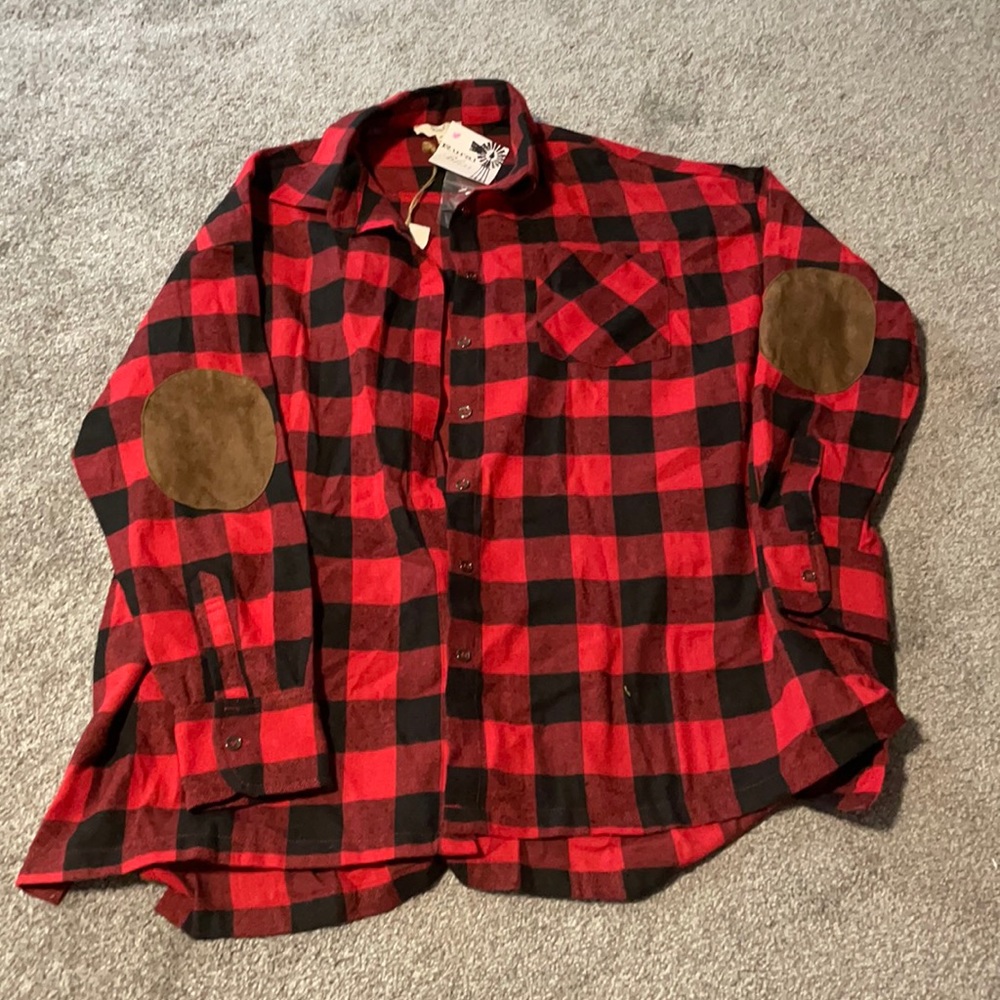 Flannel long sleeve shirt
